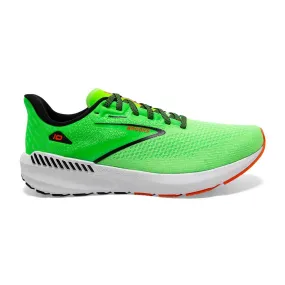 Men's Launch GTS 10 Running Shoe - Green Gecko/Red Orange/White - Regular (D)