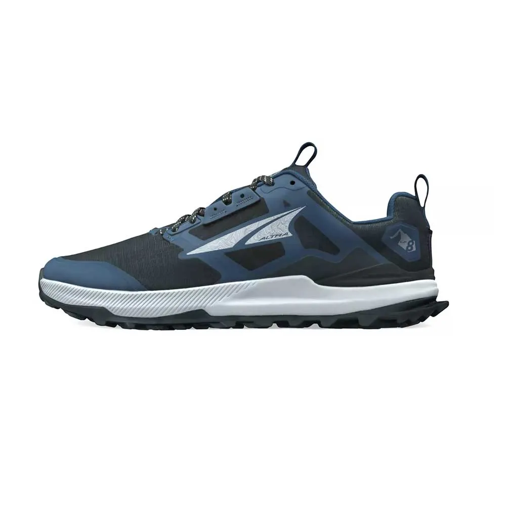 Men's Lone Peak 8 Trail Running Shoe - Navy/Black - Regular (D)