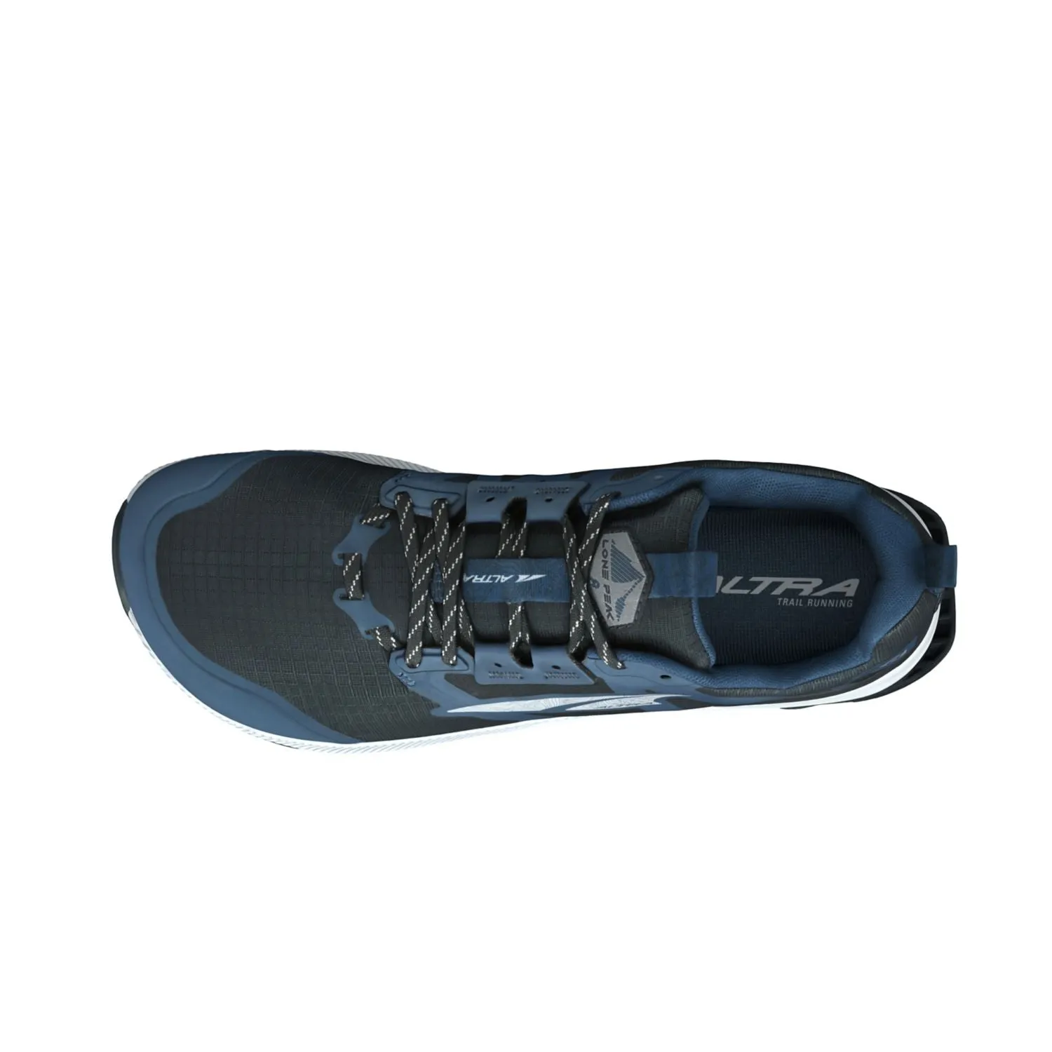 Men's Lone Peak 8 Trail Running Shoe - Navy/Black - Regular (D)