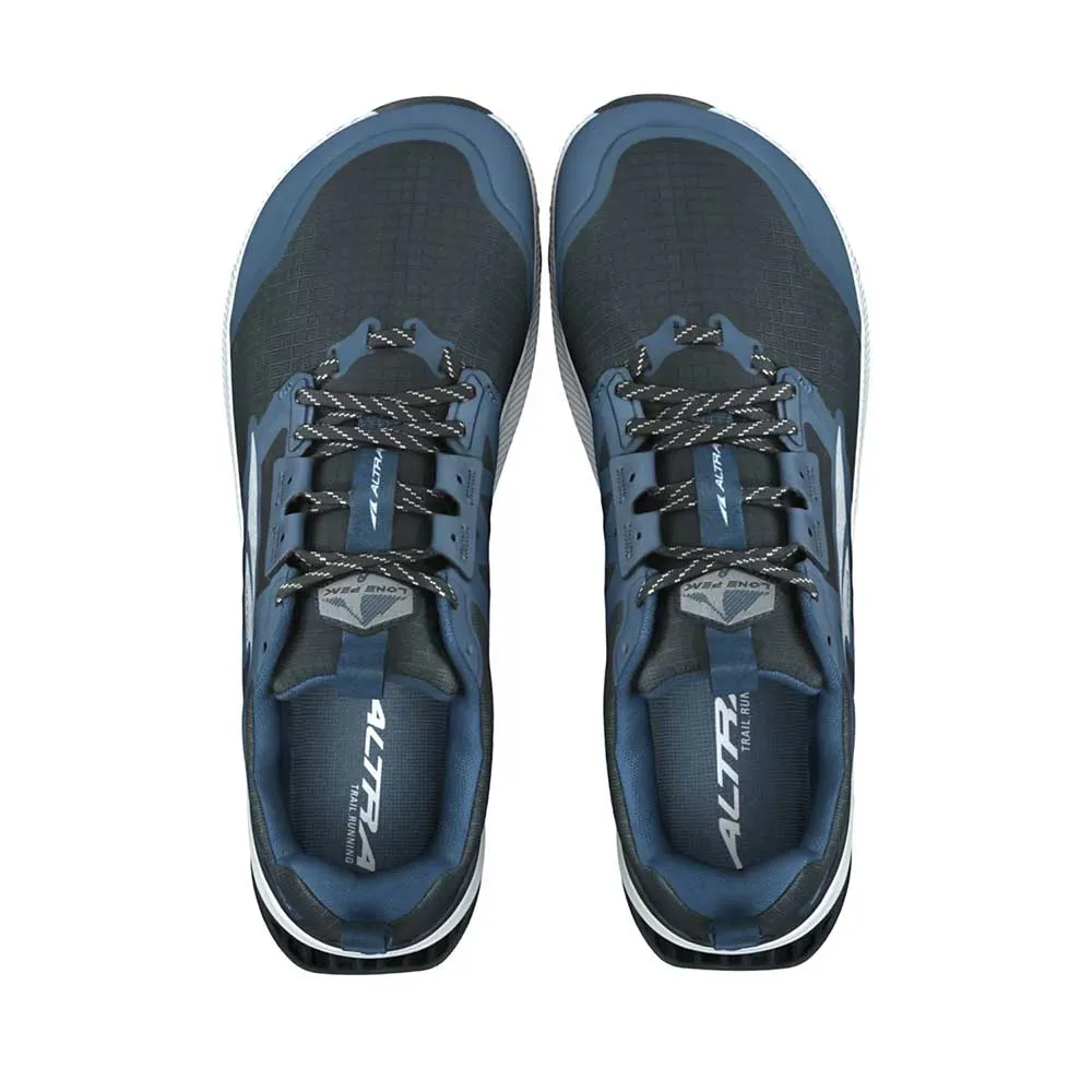 Men's Lone Peak 8 Trail Running Shoe - Navy/Black - Regular (D)