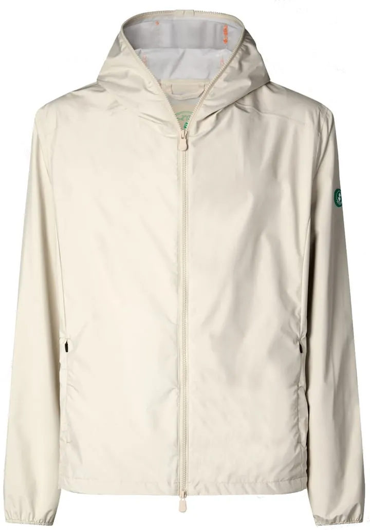 Men's Zayn Hooded Rain Jacket In Shore Beige