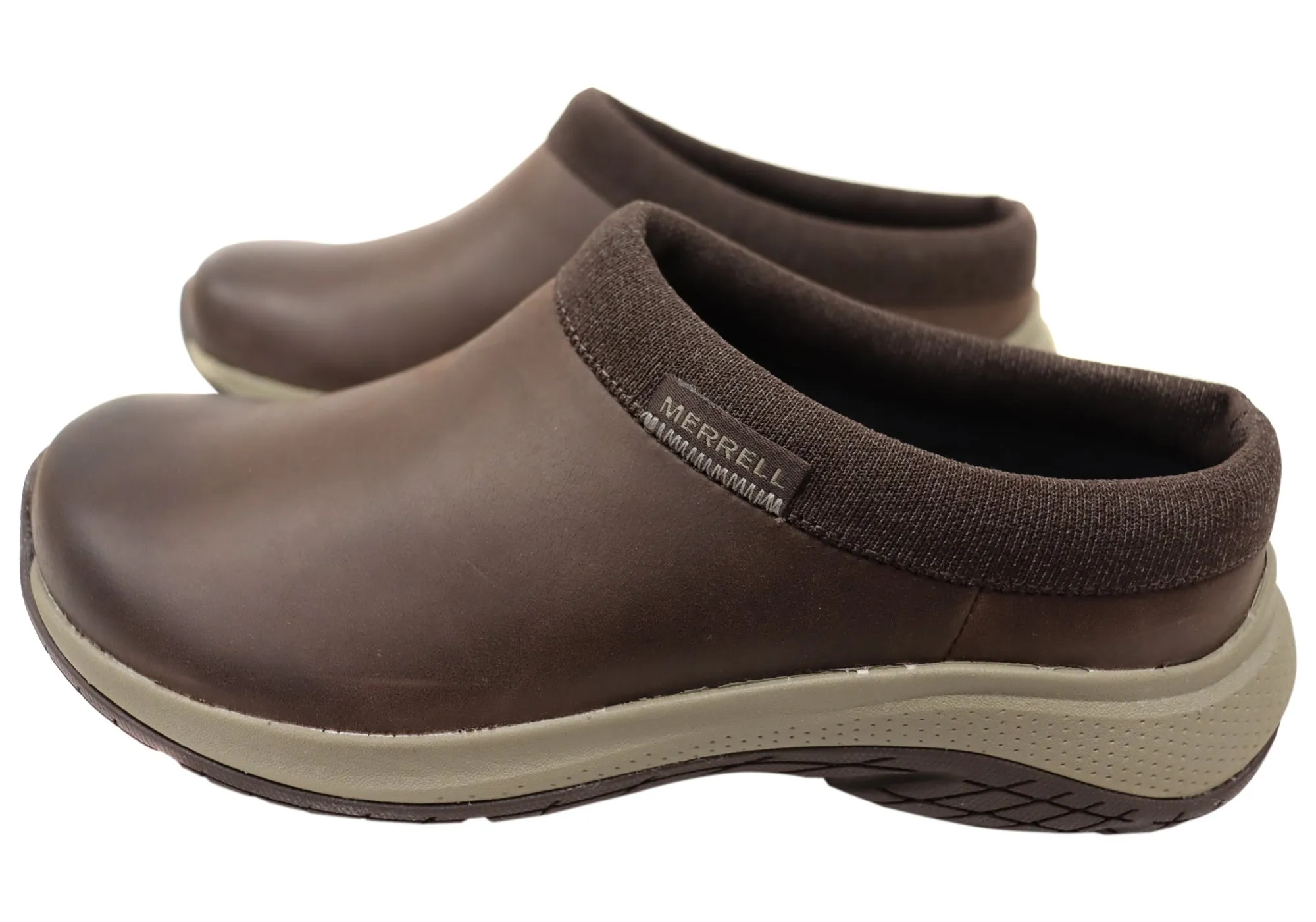 Merrell Womens Encore Nova 5 Comfortable Leather Mule Shoes