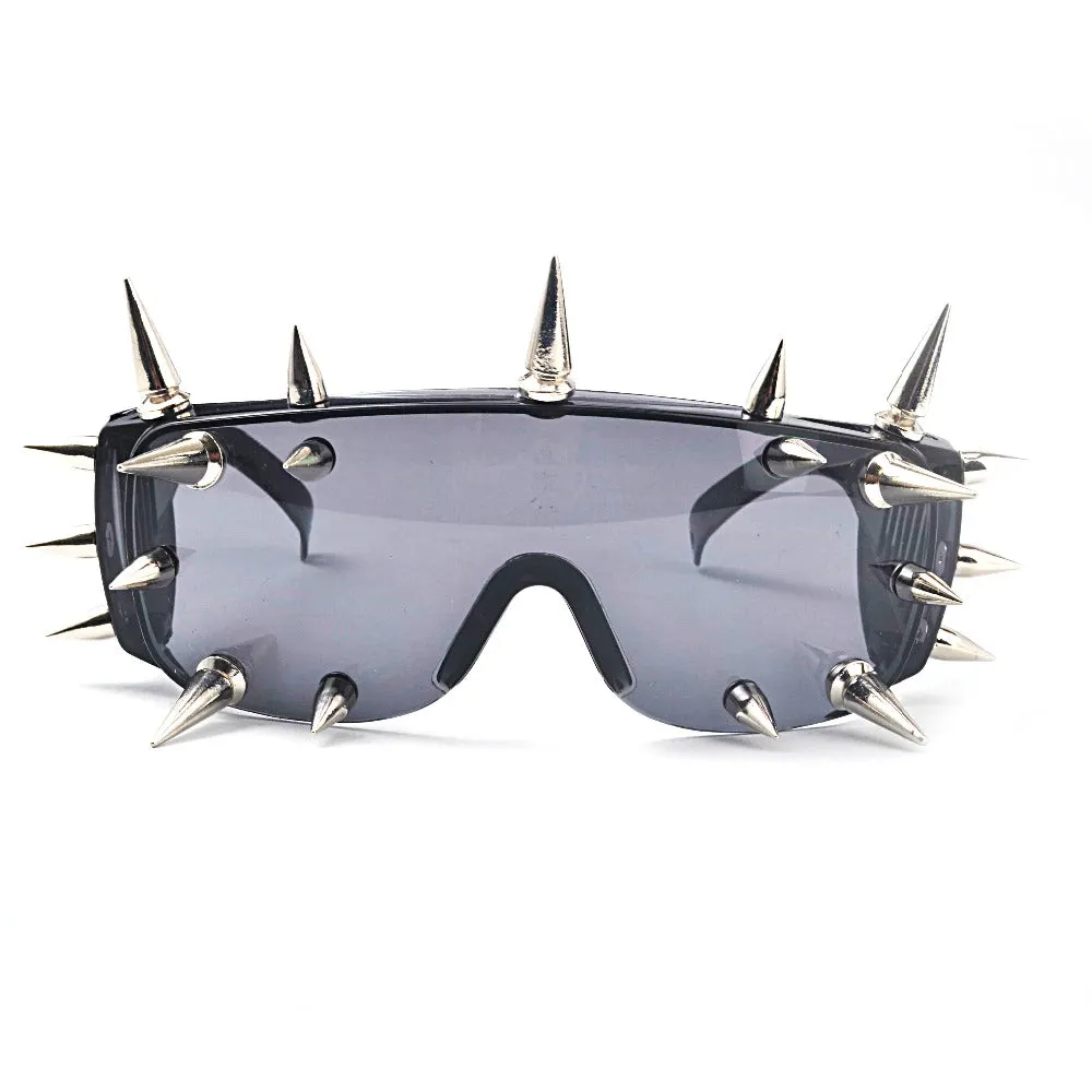 Metal Spiked Reflective 'Punk' Goggles