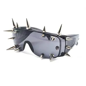 Metal Spiked Reflective 'Punk' Goggles