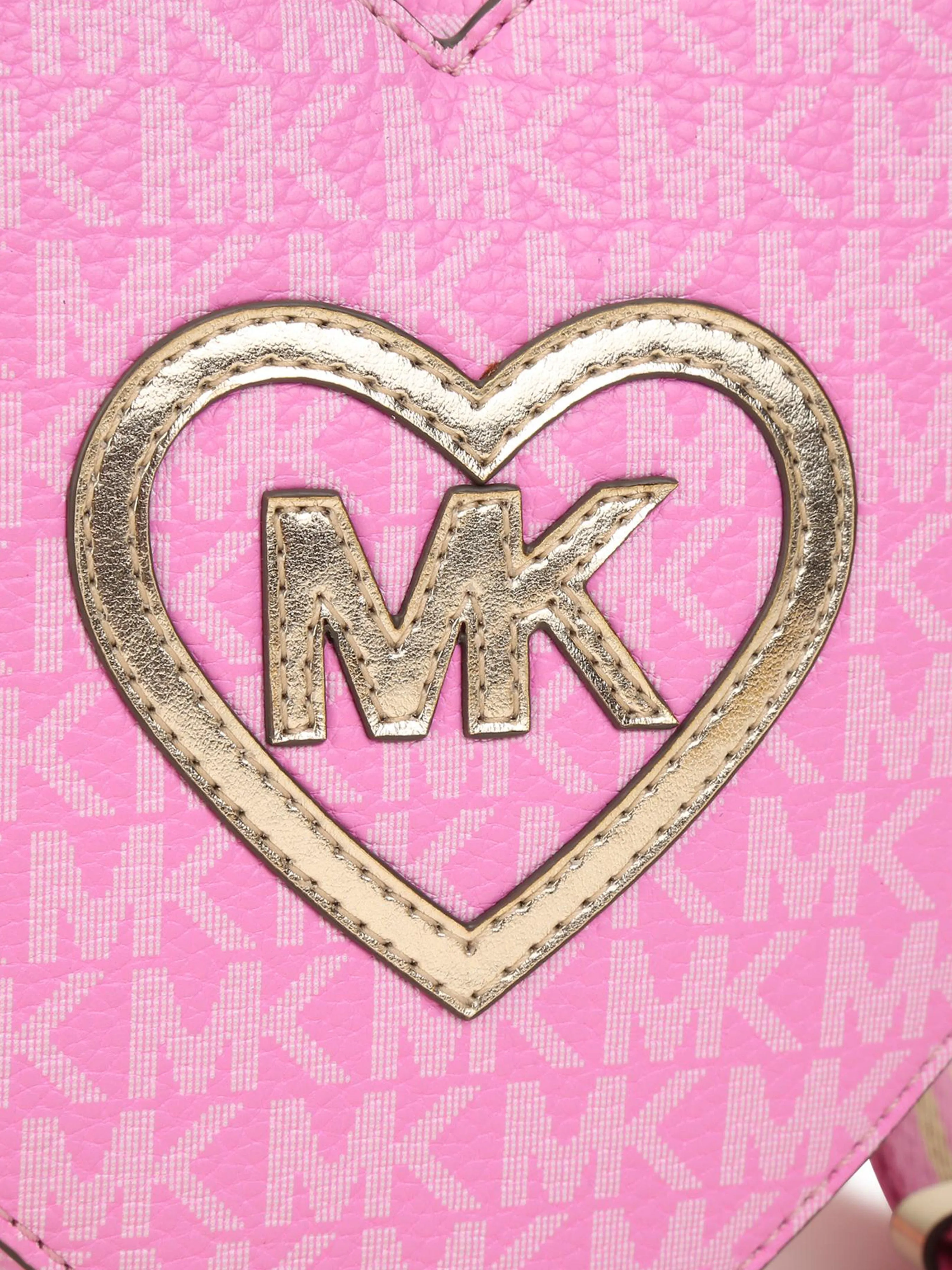 Michael Kors Girls Heart Shoulder Bag in Pink (16cm)