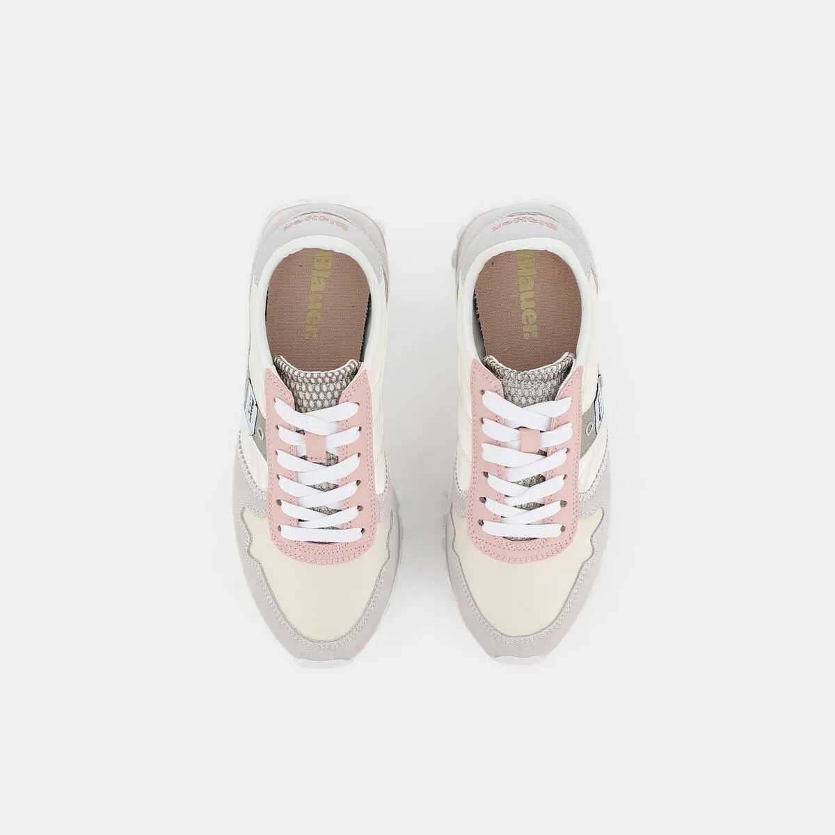 MILLEN01-WHITE/NUDE- SNEAKERS