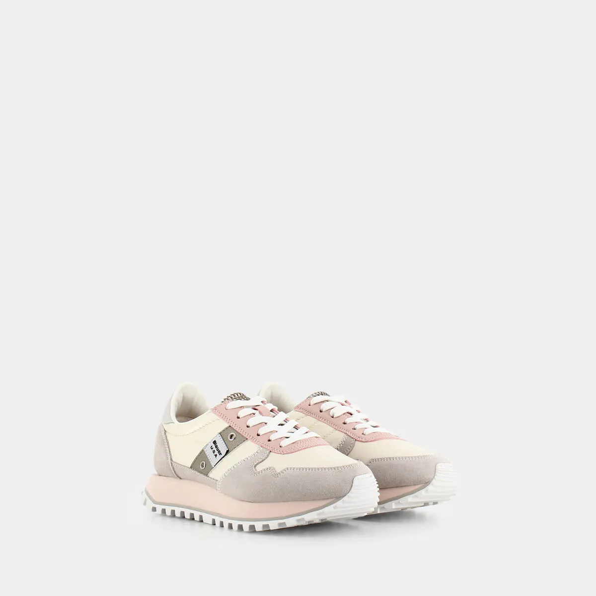 MILLEN01-WHITE/NUDE- SNEAKERS