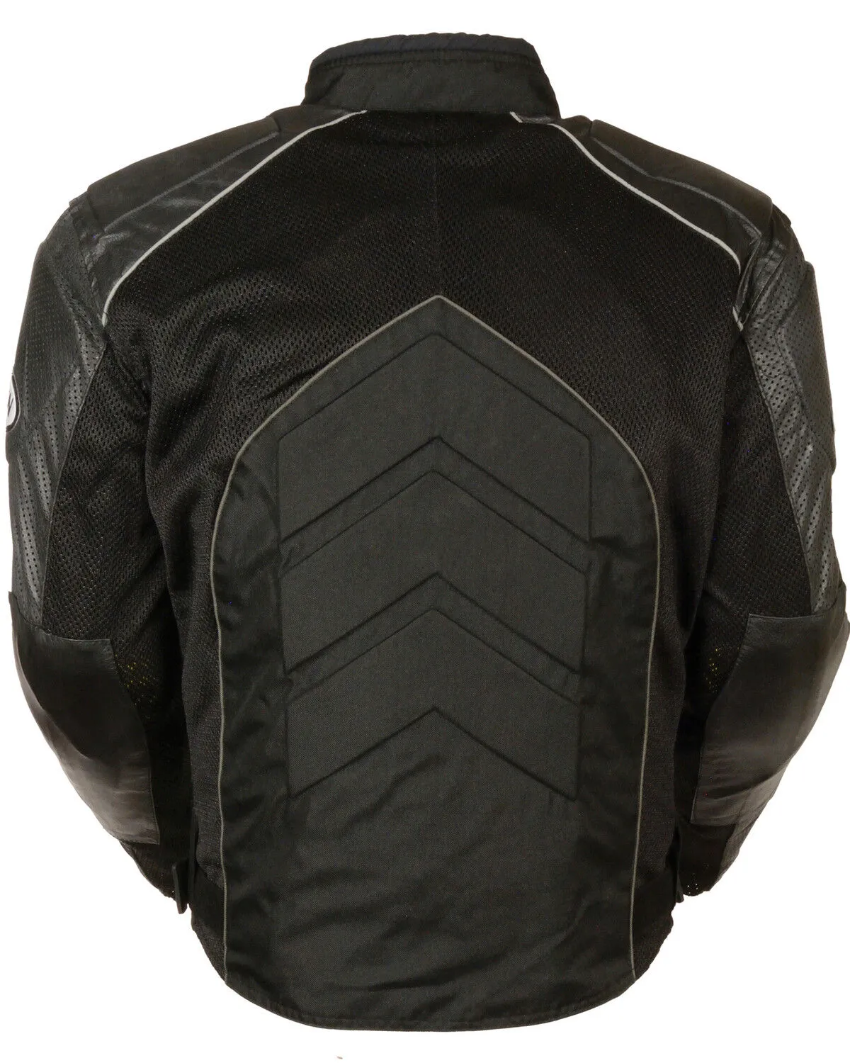 Milwaukee Leather Men's Combo Leather Textile Mesh Racer Jacket - 5X