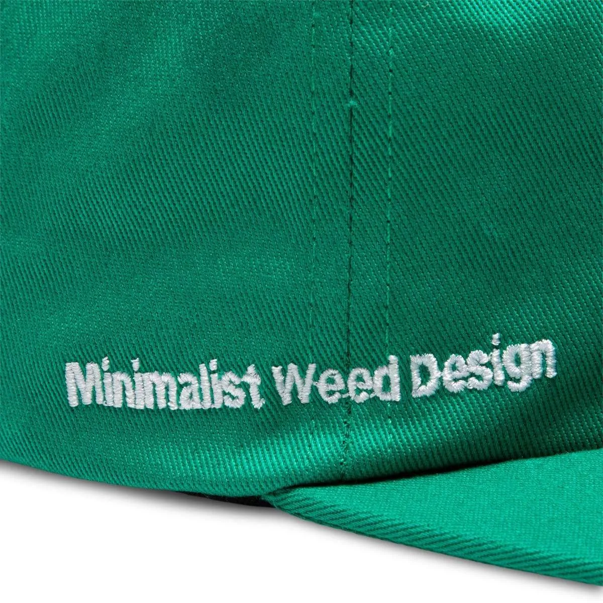 MINIMALIST WEED DESIGN SHOP HAT Kelly