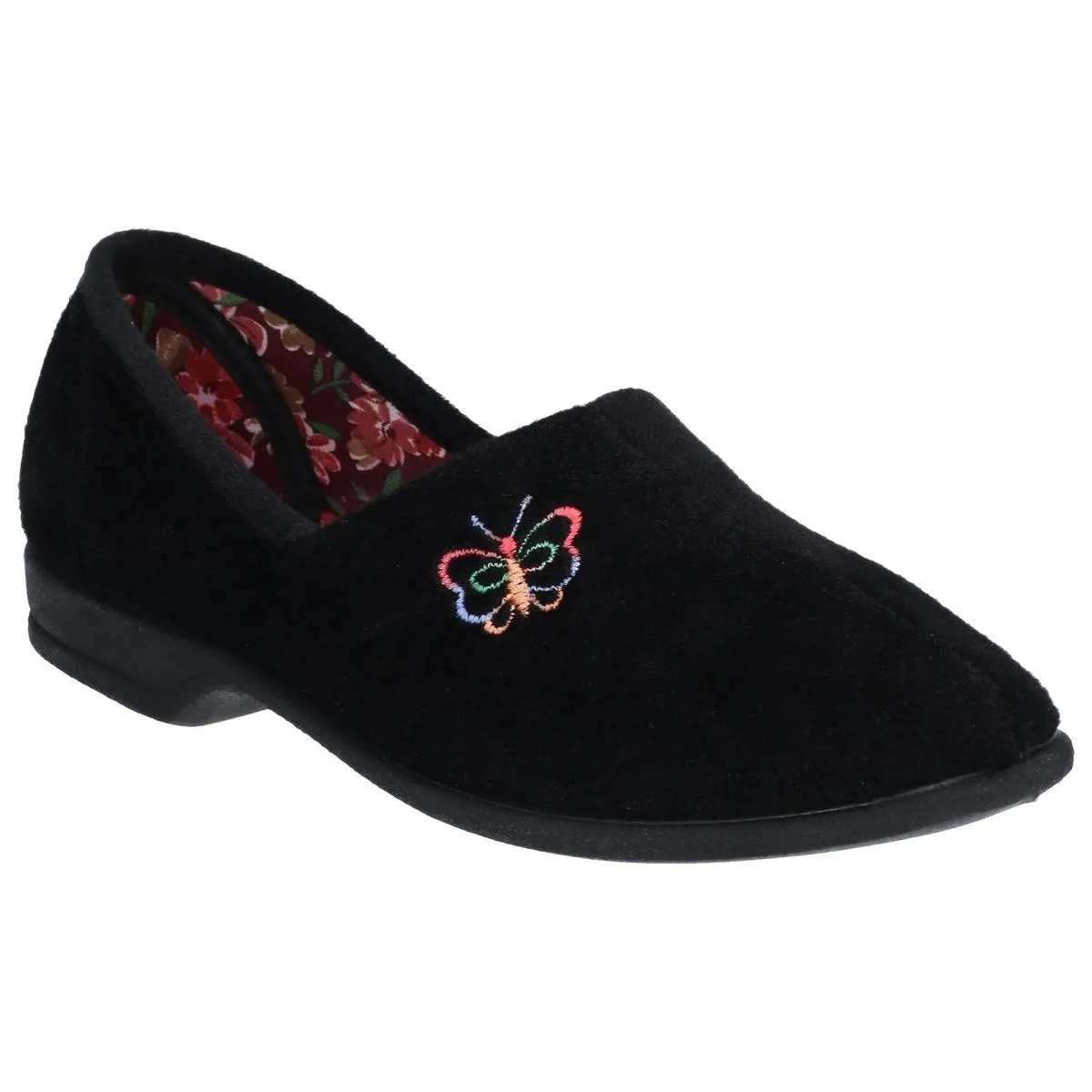 Mirak Bouquet Slipper Black