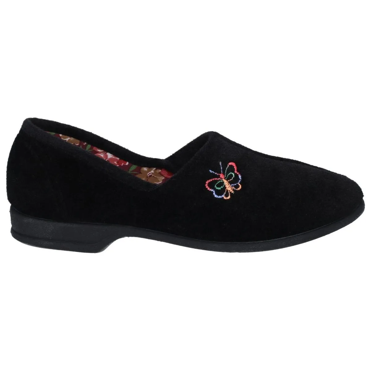 Mirak Bouquet Slipper Black