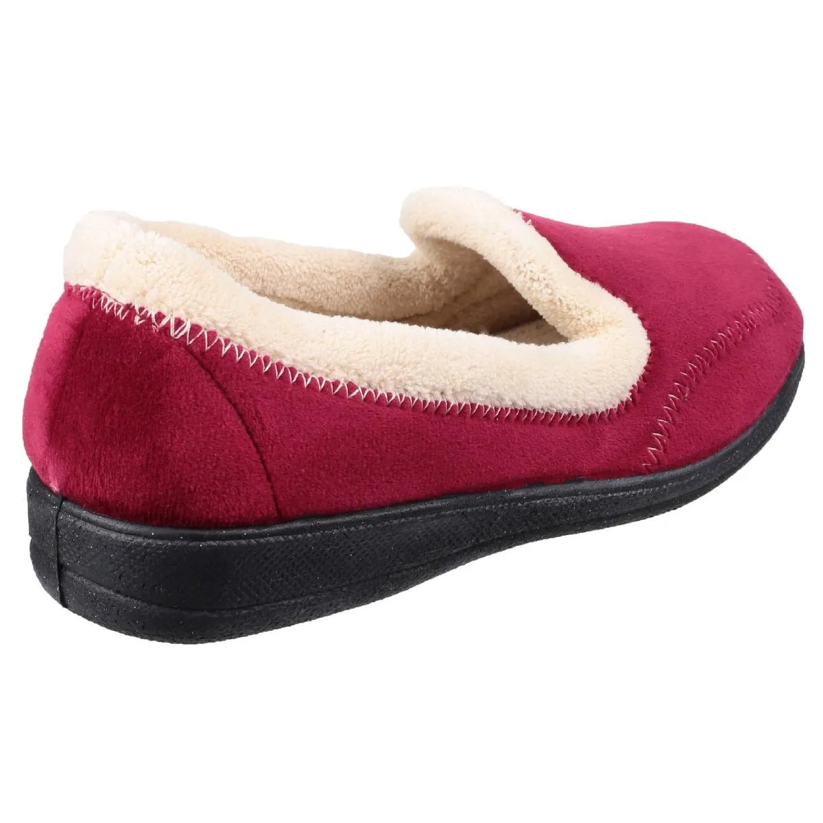 Mirak Maier Memory Foam Slipper Burgundy