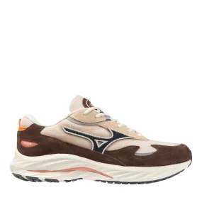 Mizuno Wave Rider Beta Trainers Mother Of Pearl/India Ink/Chicory Coffee