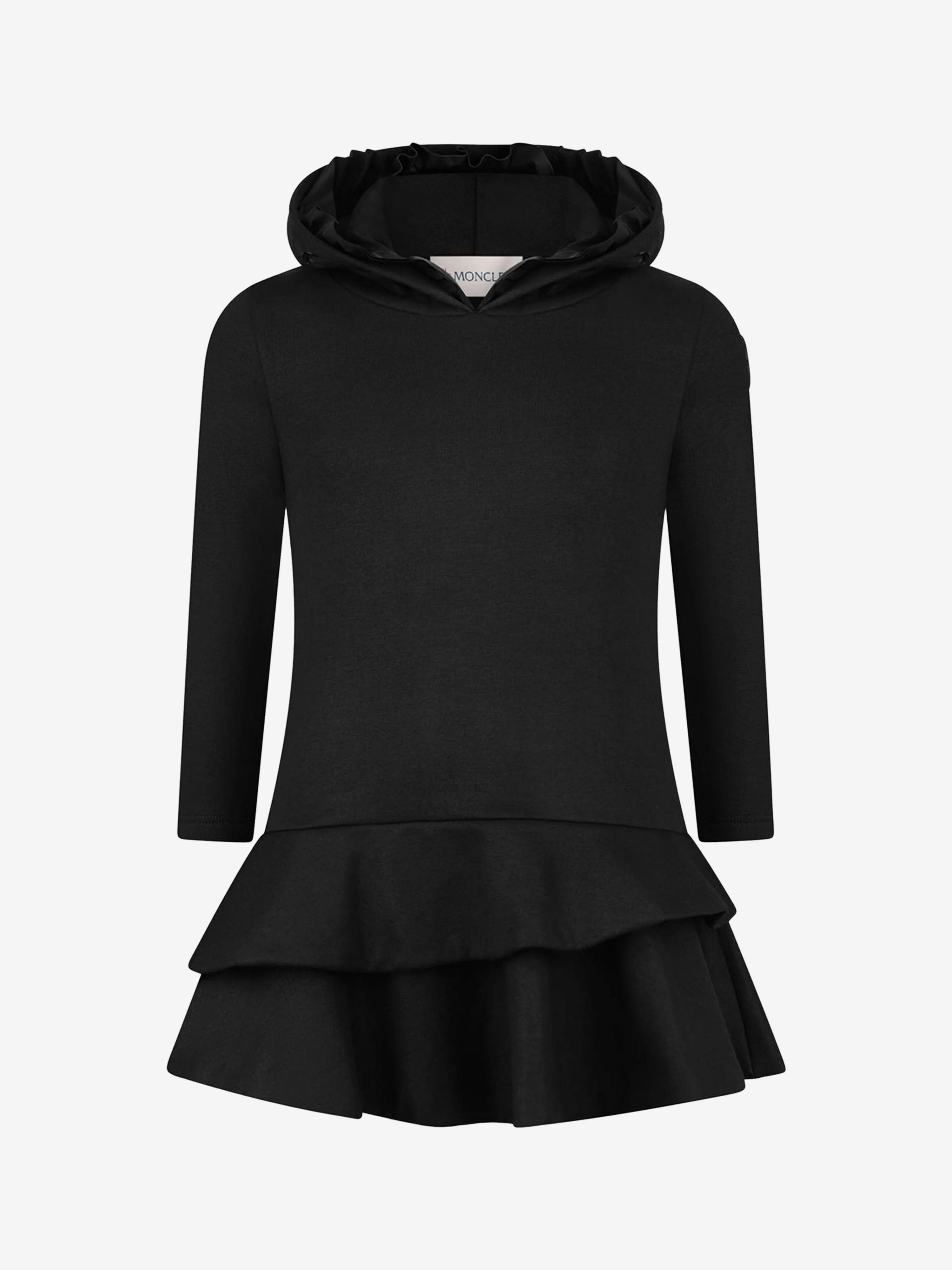 Moncler Girls Cotton Hooded Dress