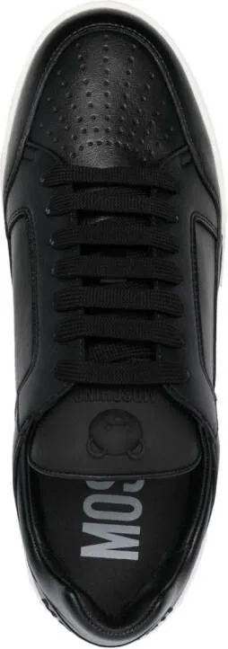 Moschino Teddy Bear detail sneakers Black