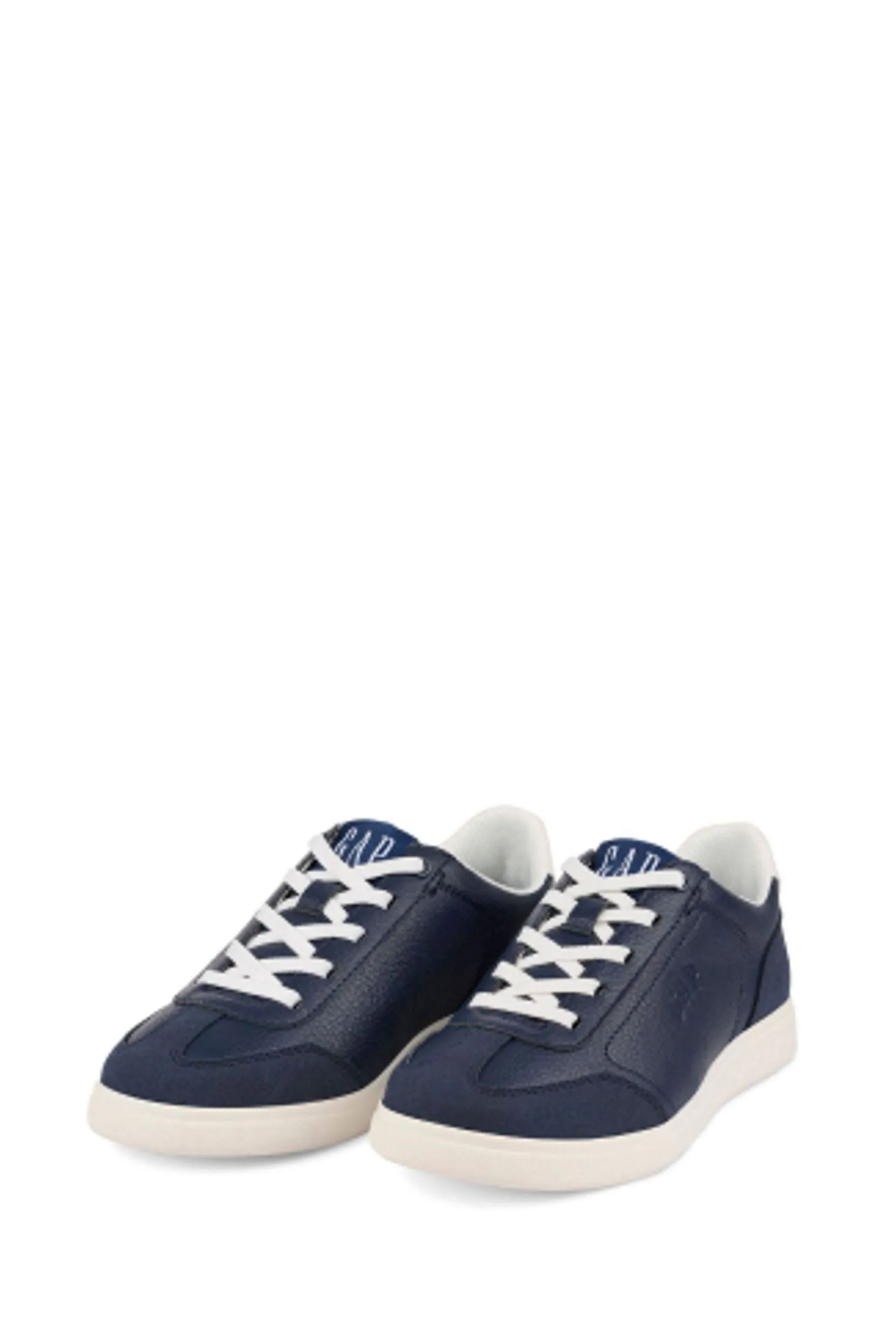 Navy Blue Seattle Low Top Trainers -  Kids