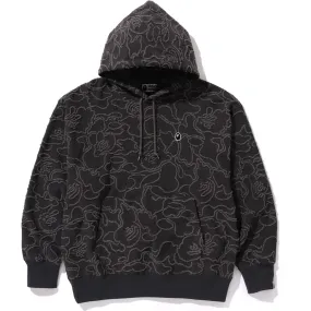 NEON CAMO JACQUARD RELAXED FIT PULLOVER HOODIE MENS