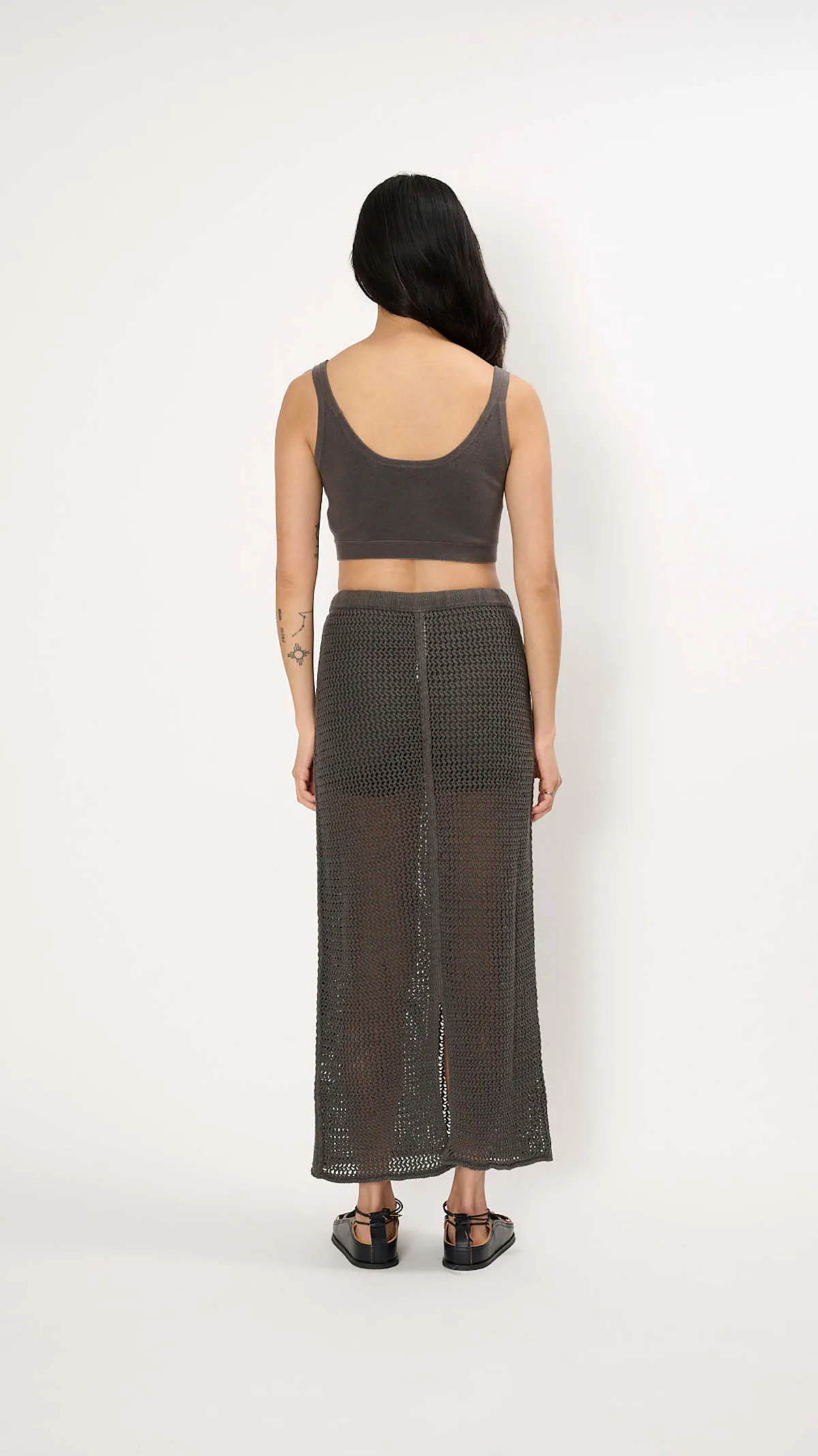 Net Skirt - Coal