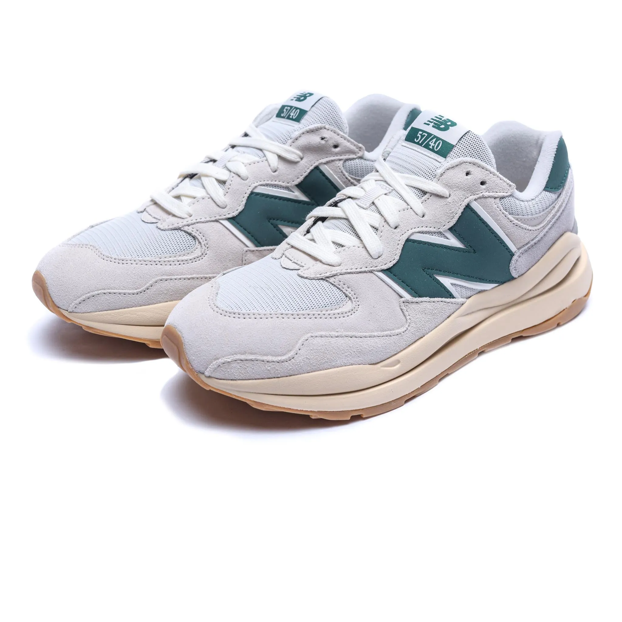 New Balance 57/40 Moonbeam/Nightwatch Green