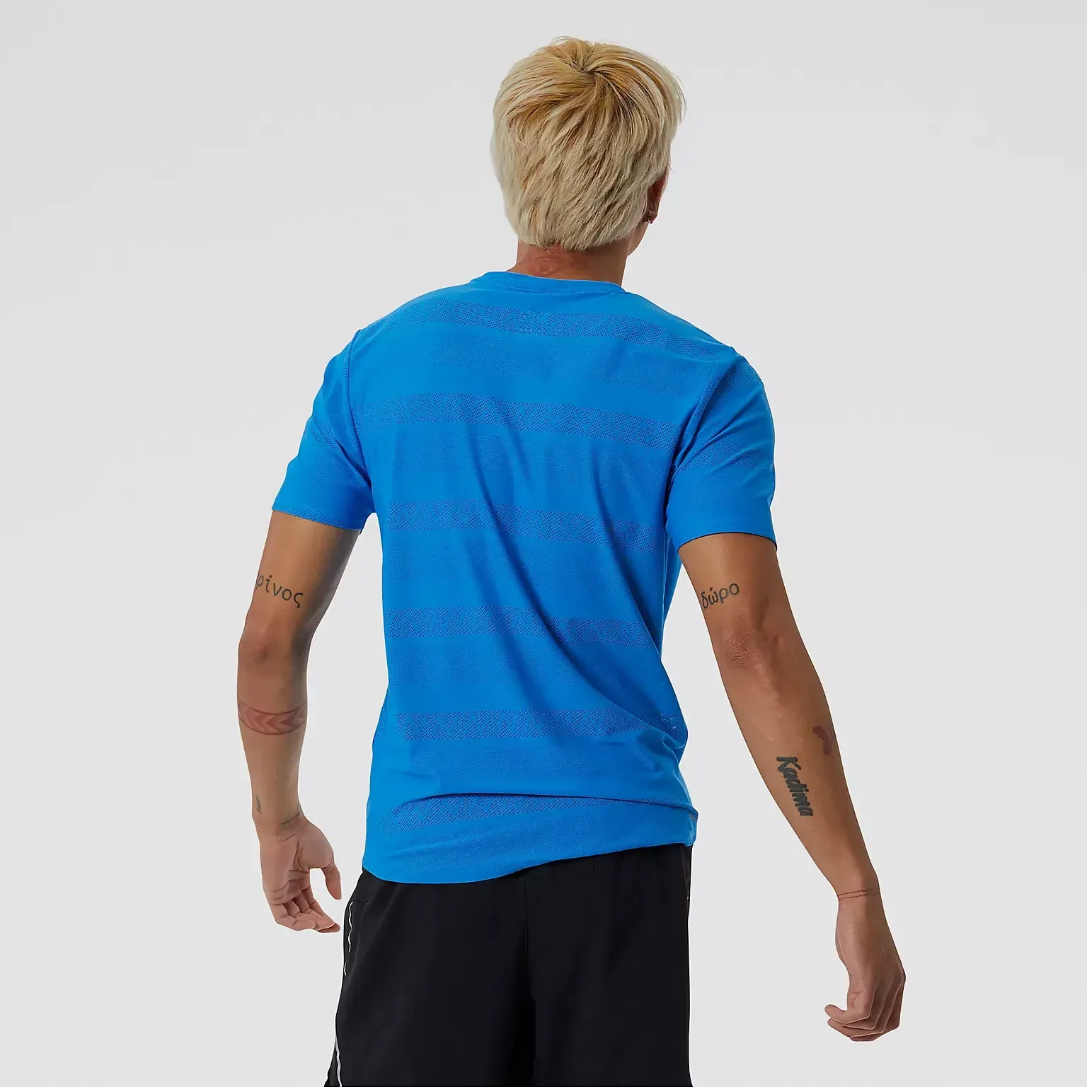 New Balance Men's Q Speed Jacquard Short Sleeve (2022) Serene Blue | Buy New Balance Men's Q Speed Jacquard Short Slee