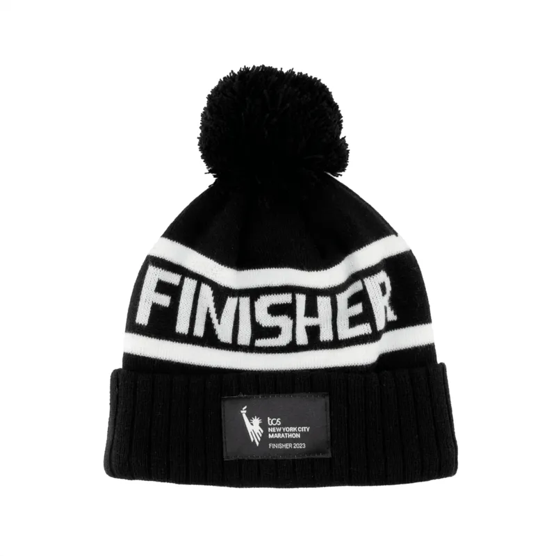 New Balance NYC Marathon Finisher Pom Beanie