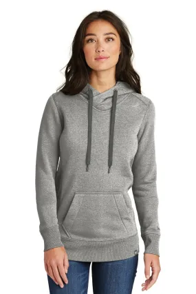 New Era Ladies French Terry Pullover Hoodie LNEA500 Light Graphite Twist