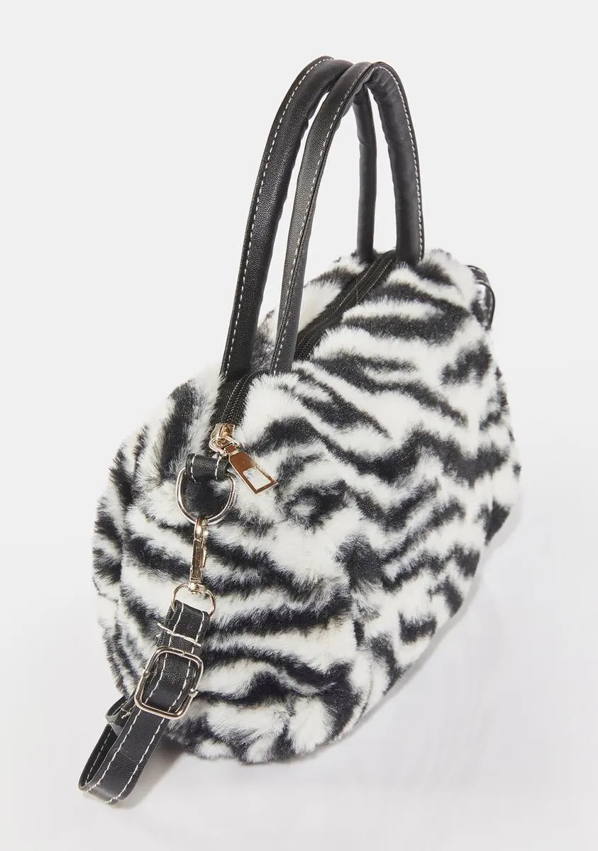 New Money Zebra Print Bag-