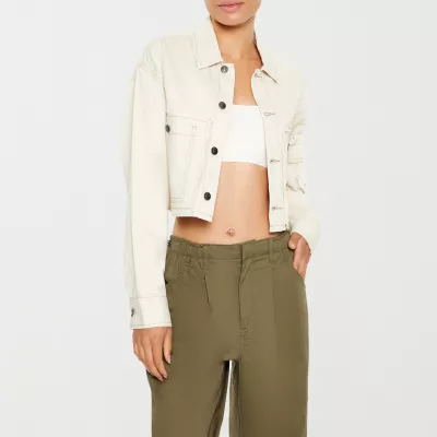 new!Forever 21 Lightweight Juniors Cropped Jacket