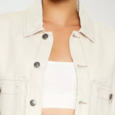 new!Forever 21 Lightweight Juniors Cropped Jacket