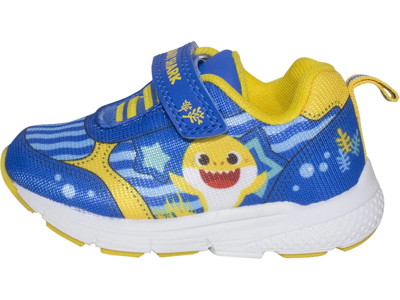 Nickelodeon Pinkfong Baby Shark Toddler Boy's Sneakers Blue/Yellow Sz: 10T