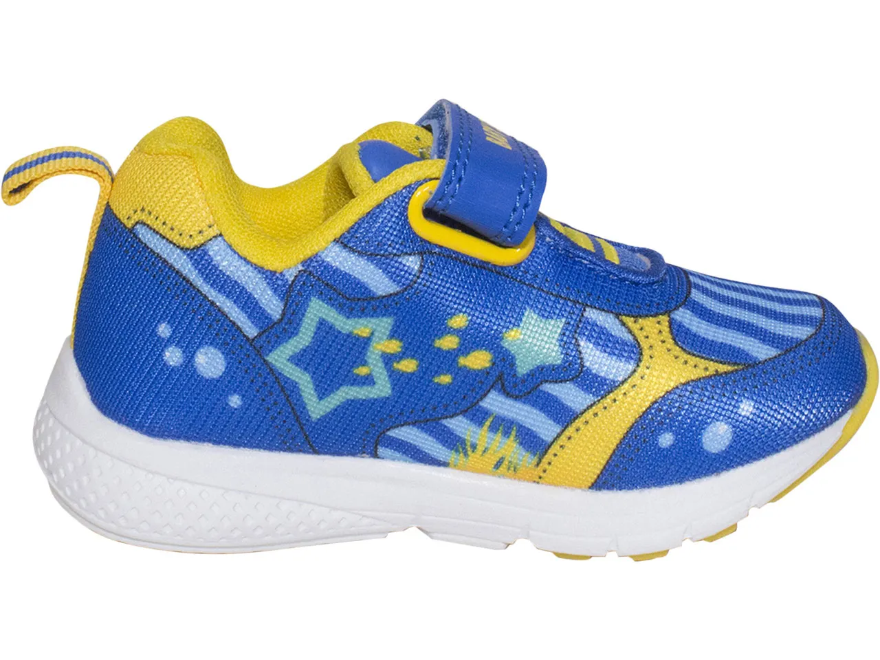 Nickelodeon Pinkfong Baby Shark Toddler Boy's Sneakers Blue/Yellow Sz: 10T