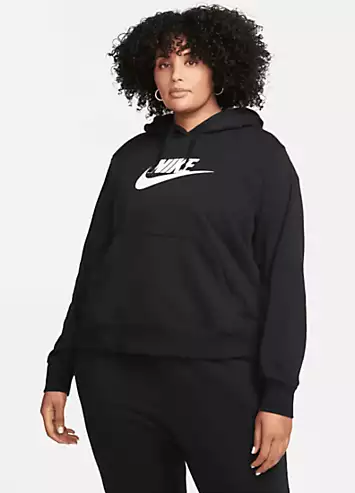 Nike Club Fleece Logo Print Hooded Sweatshirt | Grattan