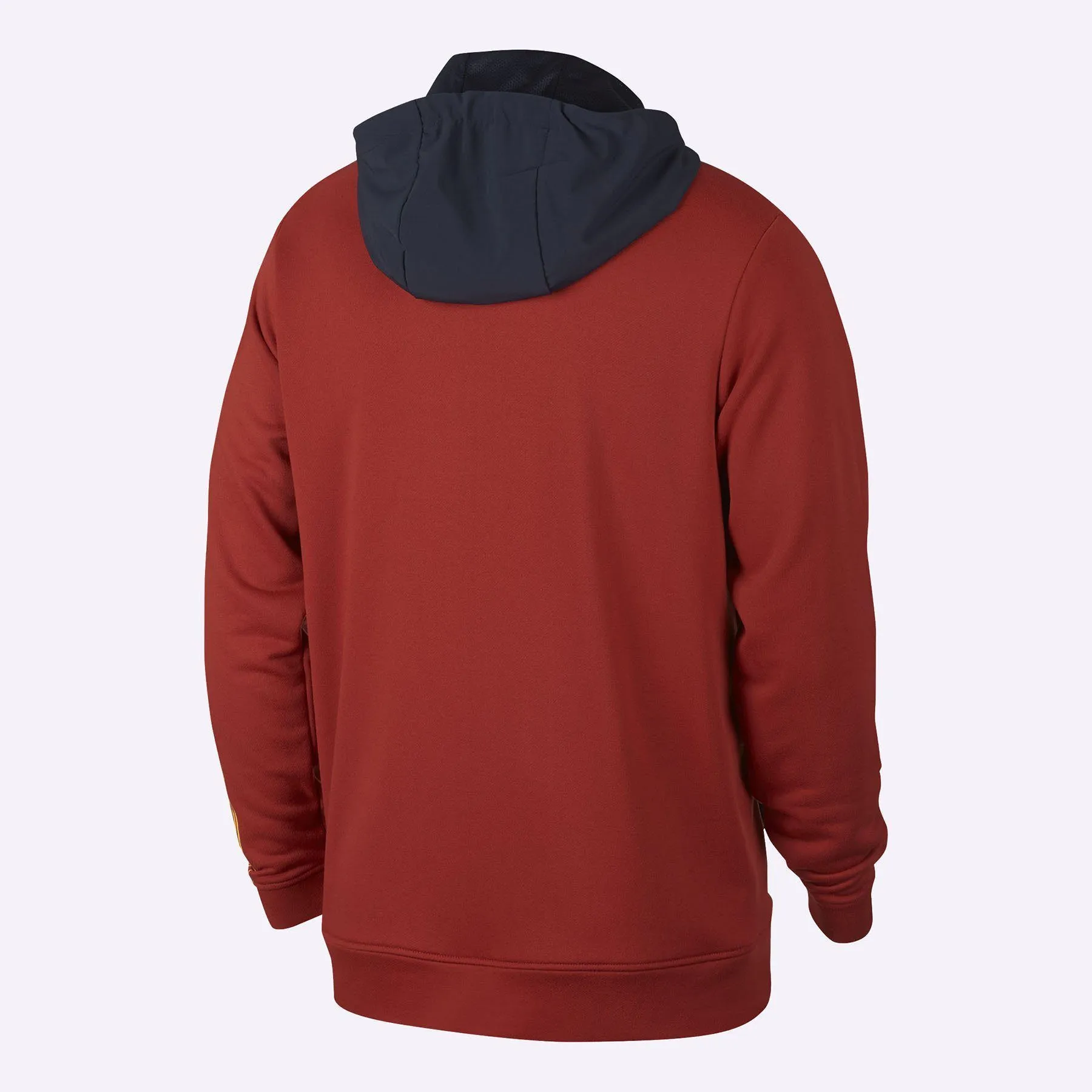 Nike - Dri-FIT Men's Fleece Training Hoodie - Mystic Red/Obsidian/Obsidian