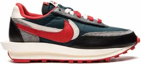 Nike x Undercover x sacai x LDWaffle Midnight Spruce University Red sneakers Blue