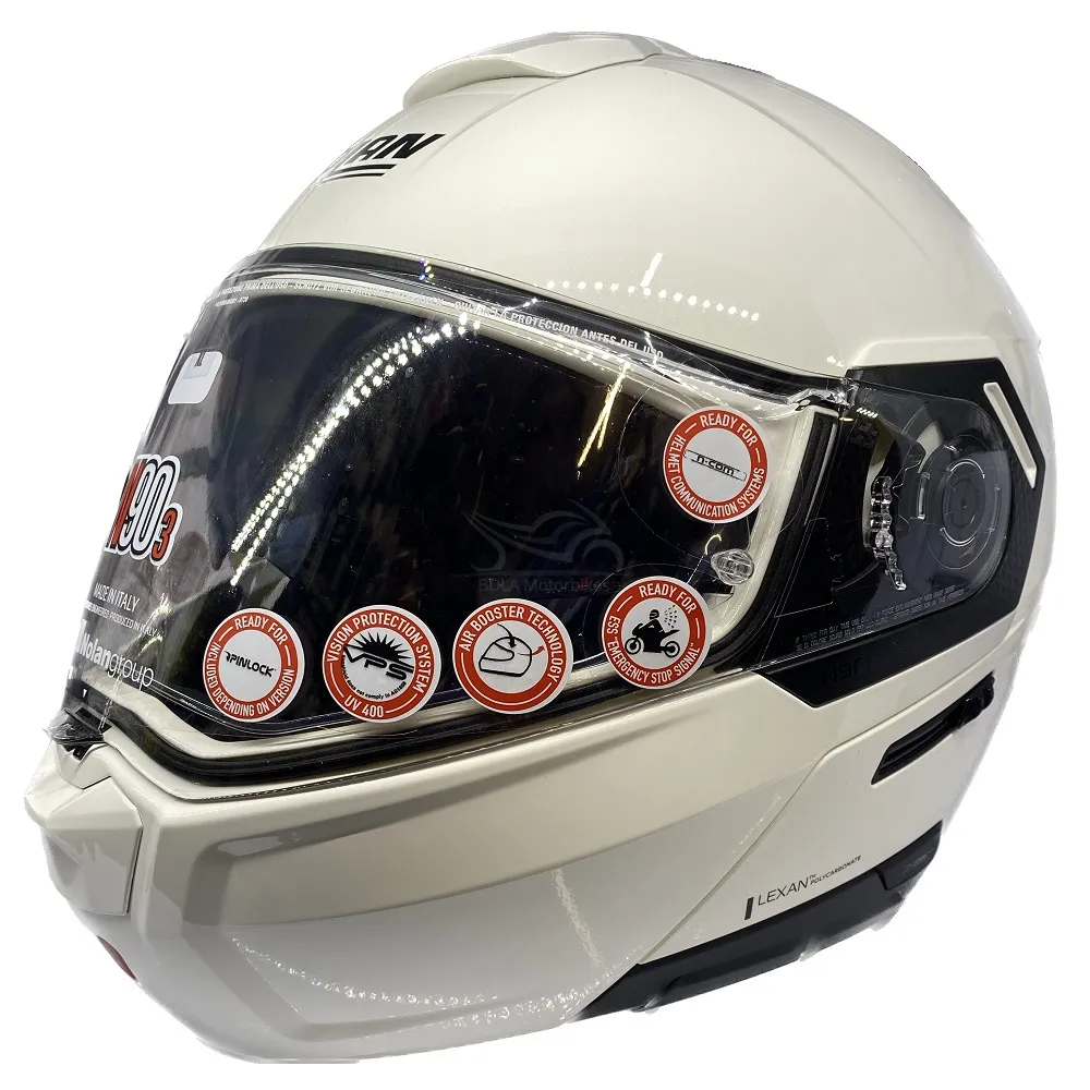 Nolan N90-3 Classic Motorcycle Helmet - White