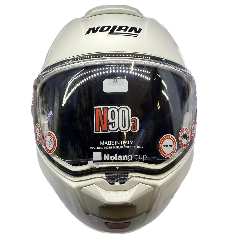 Nolan N90-3 Classic Motorcycle Helmet - White