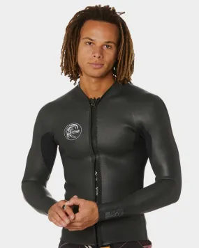 O'neill Original Zip Through Wetsuit Jacket - Black Black | SurfStitch