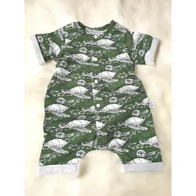 Organic Toddler Romper | Turtles Shortie