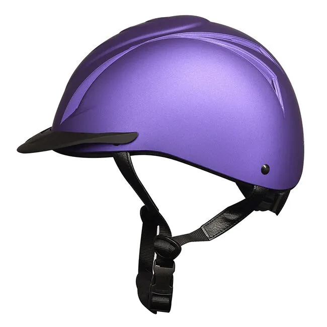 Ovation Kids' Metallic Schooler Helmet - Purple