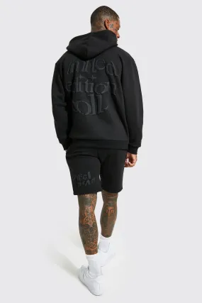 Oversized Limited Edtn Hooded Short Tracksuit