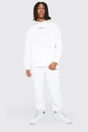 Oversized Man Cargo Hooded Tracksuit