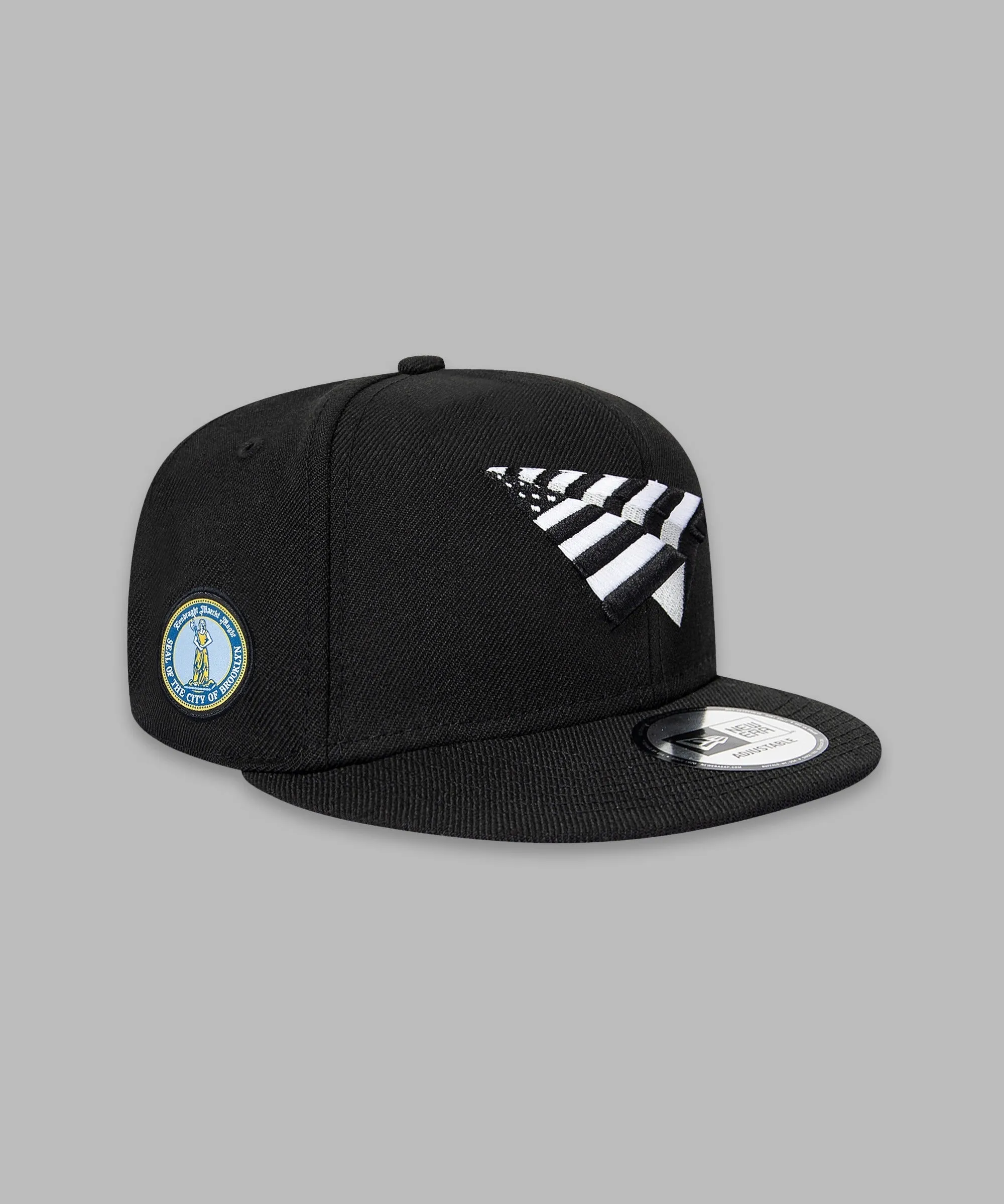 Paper Plane - Brooklyn Crown Snapback Hat - Black