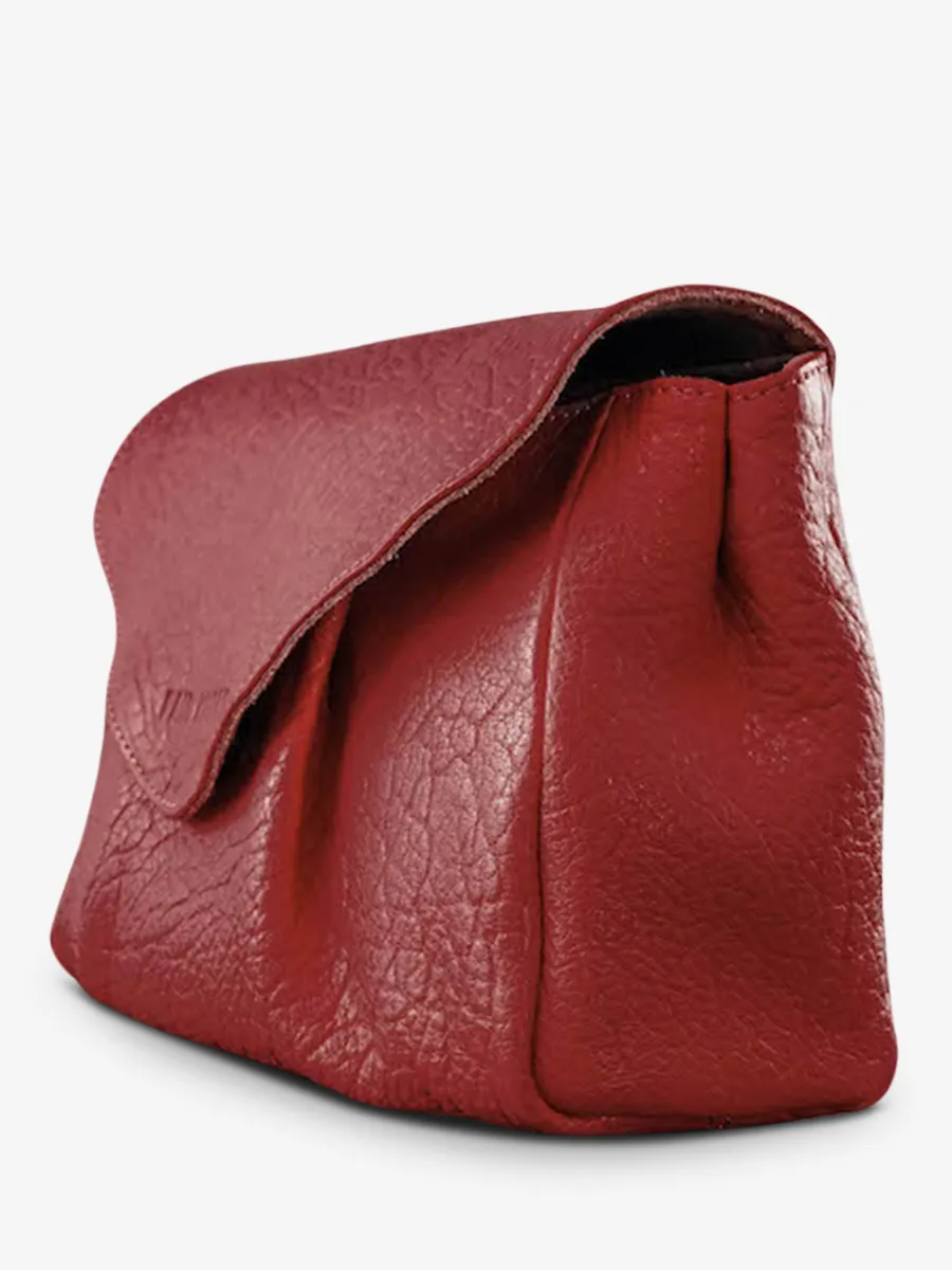 paulmarius leather shoulder bag Red - Suzon M Carmine Red | PAUL MARIUS