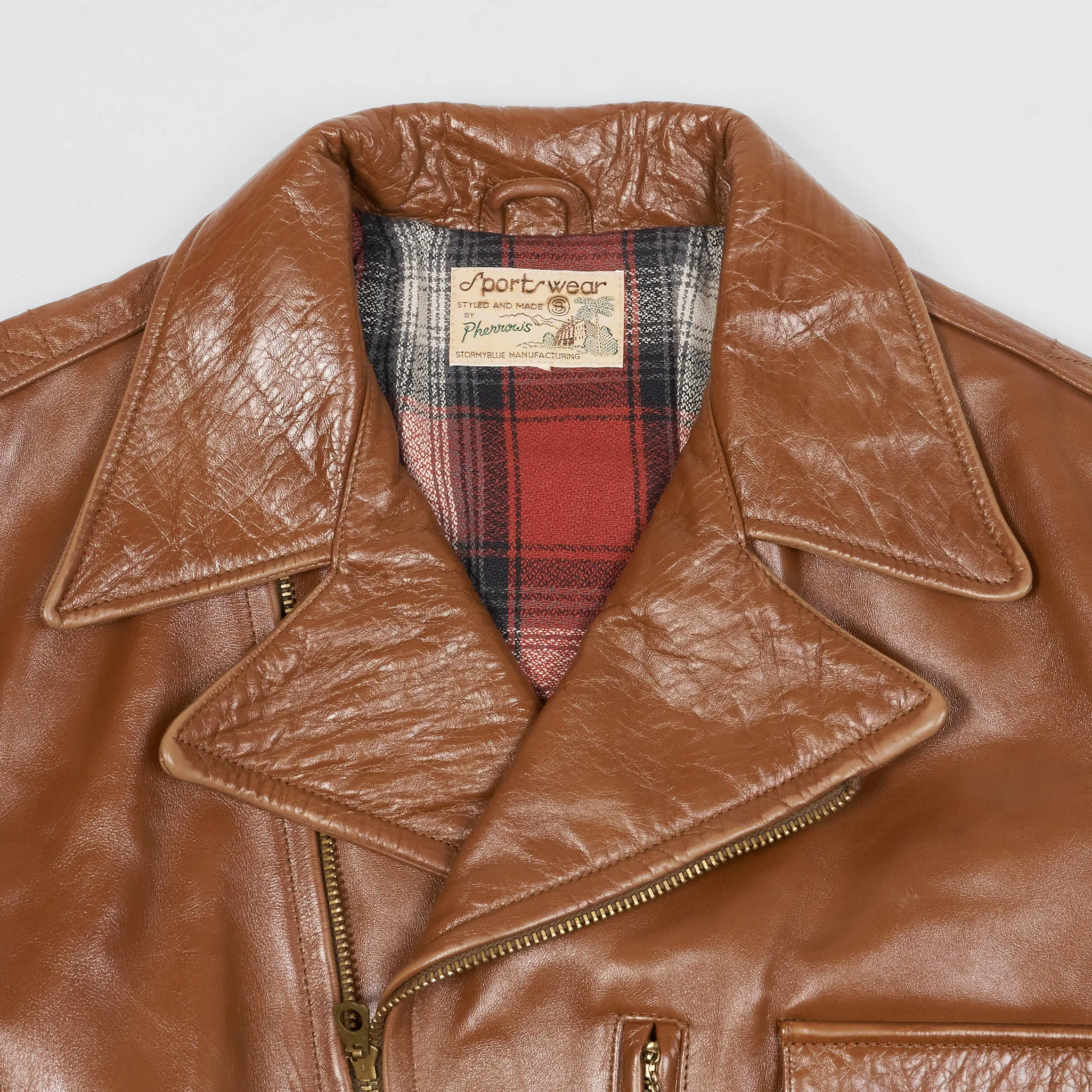 Pherrow's Perfecto Front Quarter Horse Biker Jacket