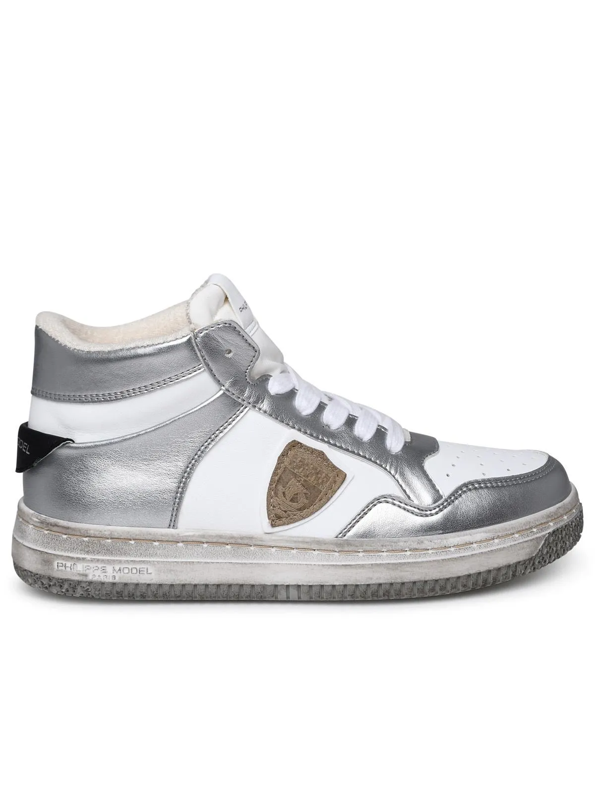 Philippe Model    Philippe Model Lion Sneakers In Two Tone Polyurethane Blend