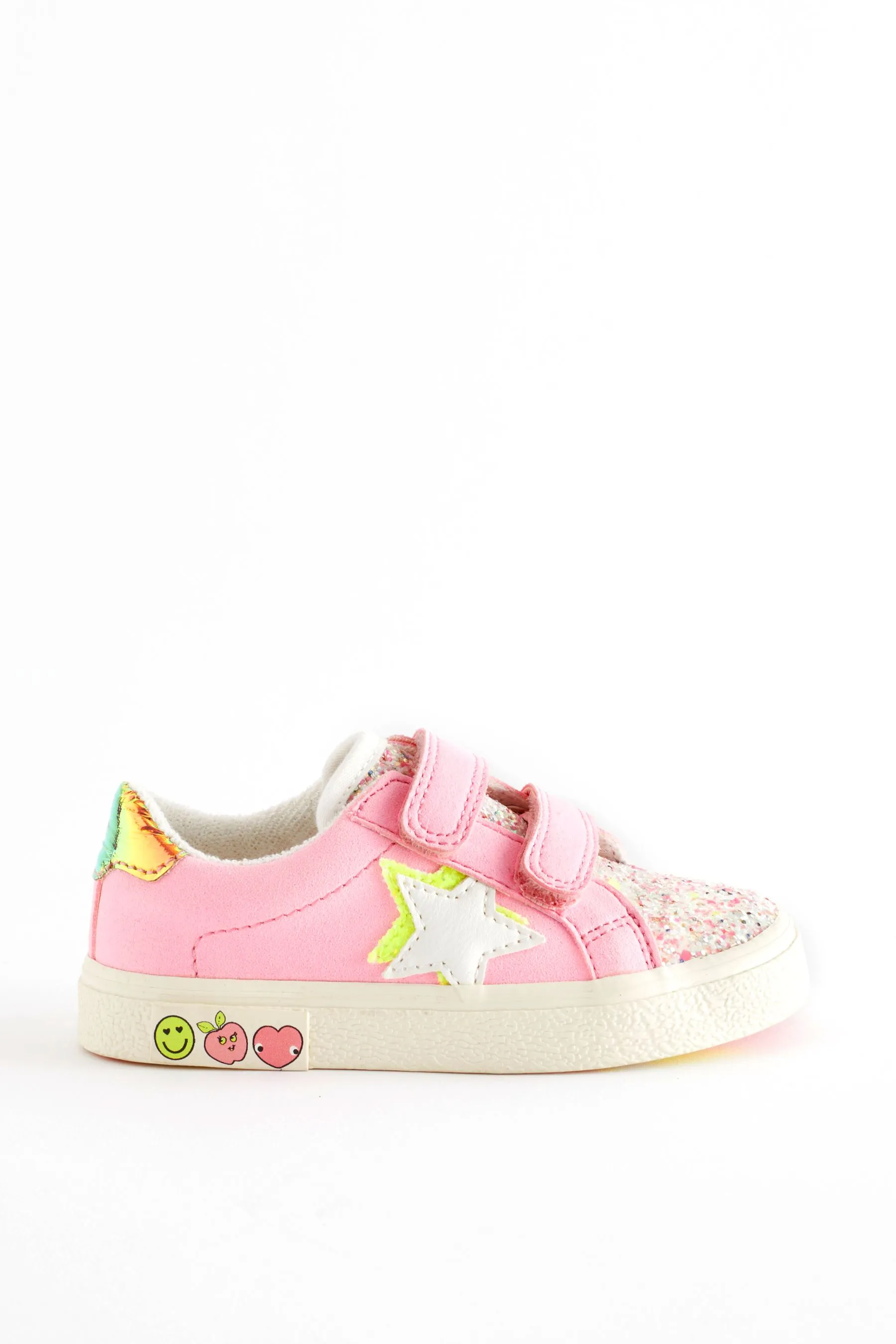 Pink Wide Fit (G) Star Trainers