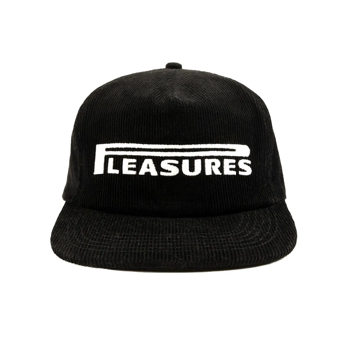 PLEASURES PIT STOP CORDUROY HAT - BLACK