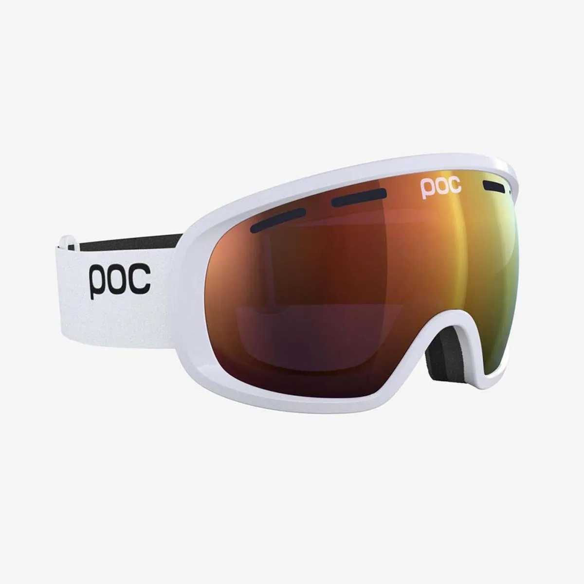 POC Fovea Clarity Goggles Spektris Orange Lens - Hydrogen White Frame