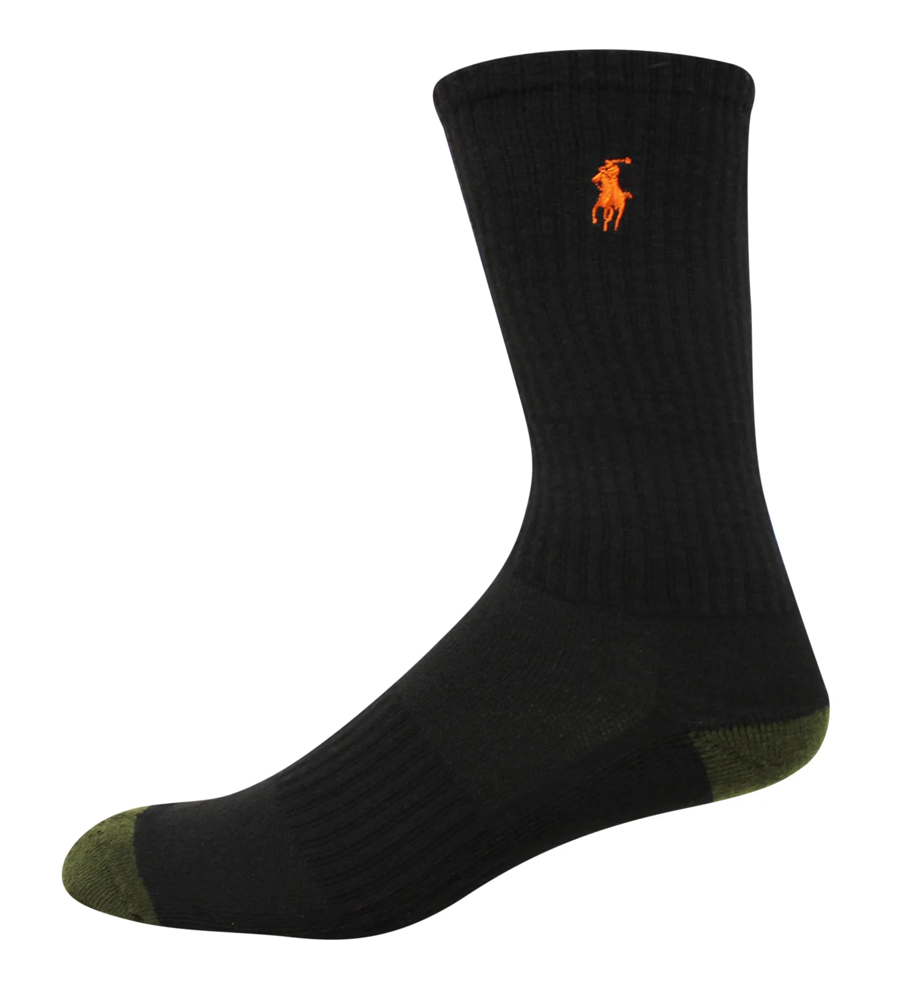 Polo Ralph Lauren Men's 3-Pack Athletic Camo Crew Sock Polo Embroidery