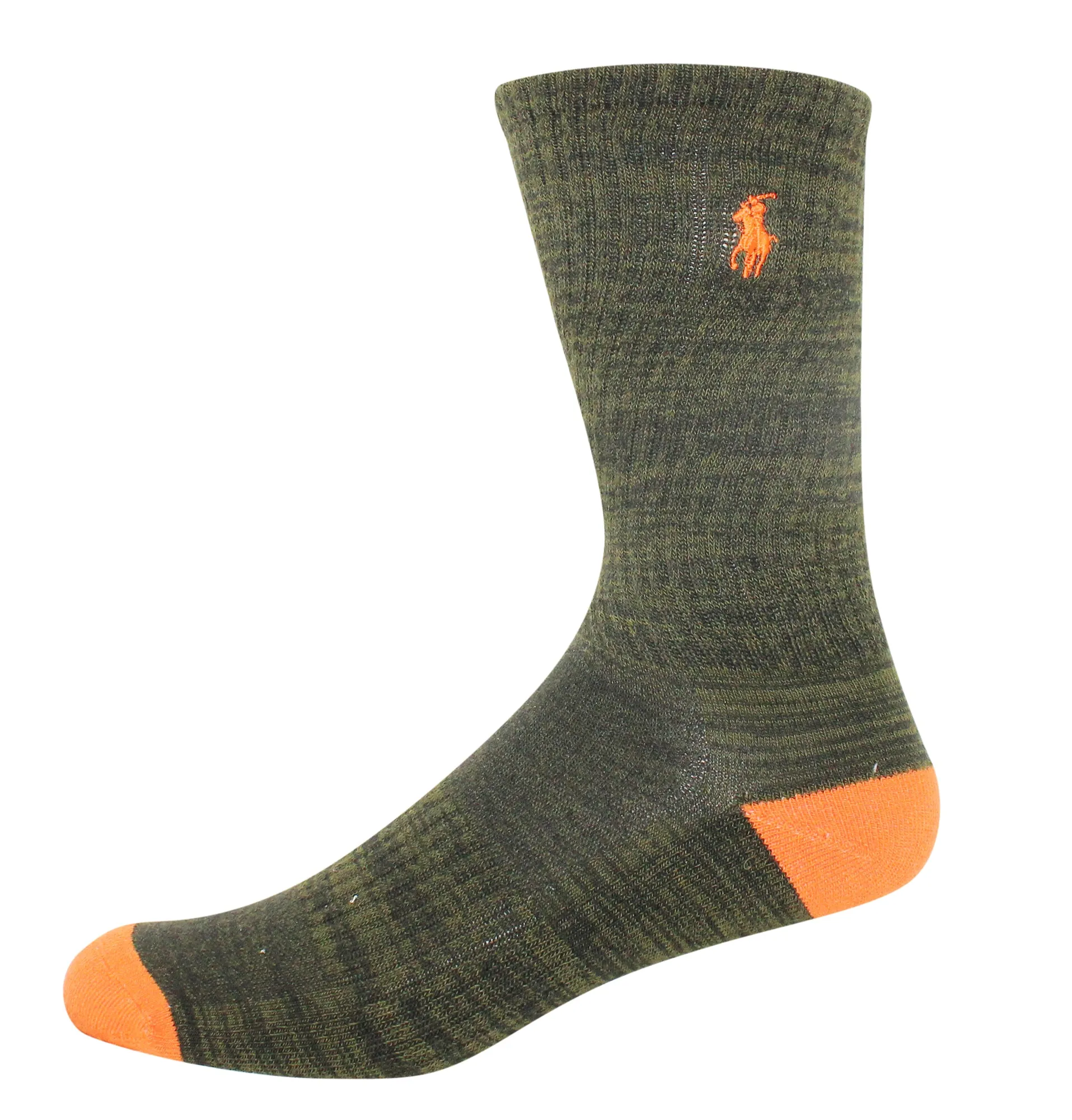 Polo Ralph Lauren Men's 3-Pack Athletic Camo Crew Sock Polo Embroidery